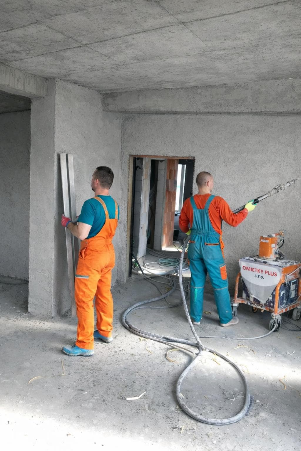 Profesionálne strojové omietky - Omietkyplus